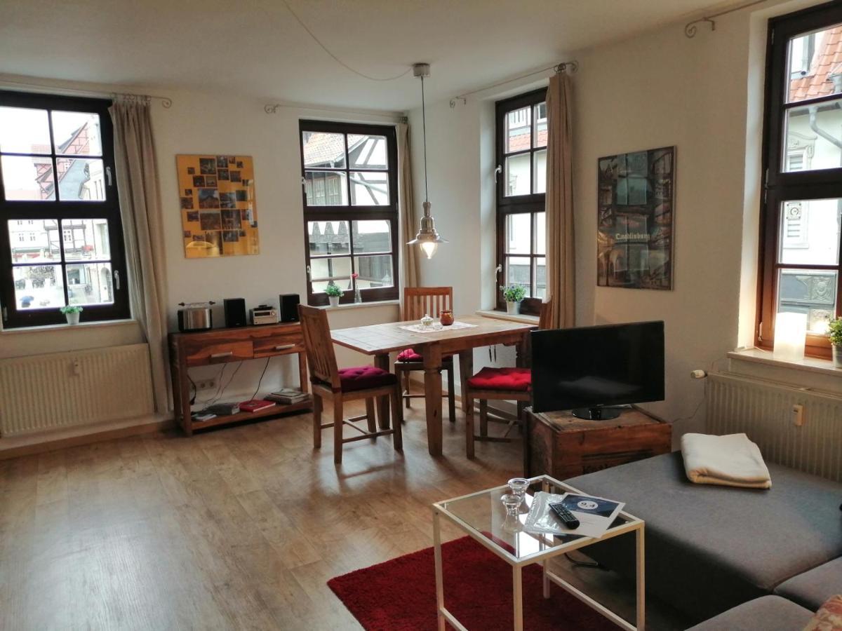 Ferienwohnungen Marktstrasse 15 Кведлинбург Экстерьер фото